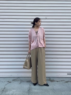 「アイテム（タンクトップ）」を使った、nambaさん（レディース・160cm）の夏コーディネート