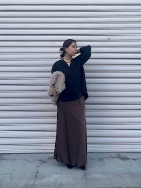 nambaさん（レディース・160cm）の秋コーディネート