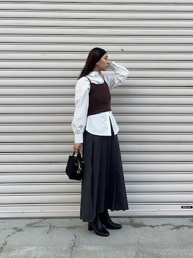 nambaさん（レディース・160cm）の秋コーディネート