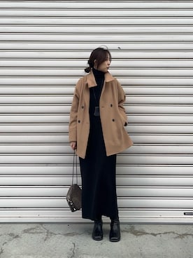 nambaさん（レディース・160cm）の冬コーディネート