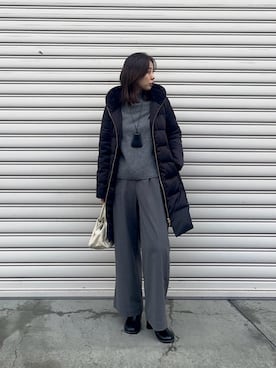 nambaさん（レディース・160cm）の冬コーディネート