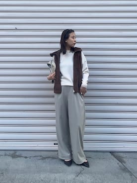 nambaさん（レディース・160cm）の冬コーディネート