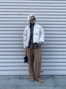 nambaさん（レディース・160cm）の冬コーディネート