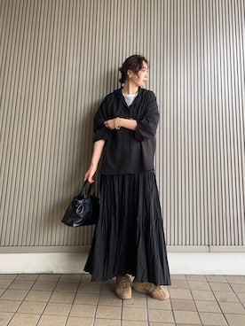 nambaさん(レディース・160cm)の冬コーディネート