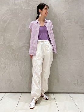 Kikuchi_TOMORROWLANDさん（レディース・164cm）の夏コーディネート