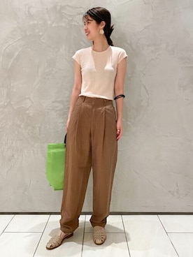 Kikuchi_TOMORROWLANDさん（レディース・164cm）の夏コーディネート