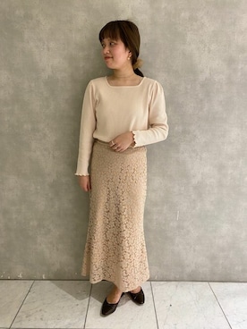 flowerさん（レディース・160cm）の春コーディネート