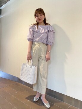 flowerさん（レディース・160cm）の春コーディネート