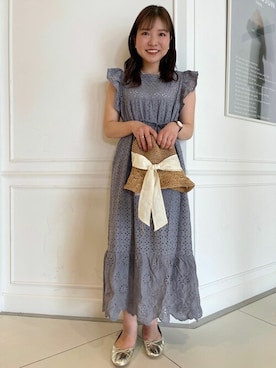 「flower」｜「アイテム（ワンピース/ドレス）」を使った、flowerさん（レディース・152cm）の春コーディネート
