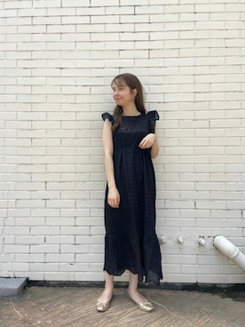 「flower」｜「アイテム（ワンピース/ドレス）」を使った、flowerさん（レディース・160cm）の春コーディネート