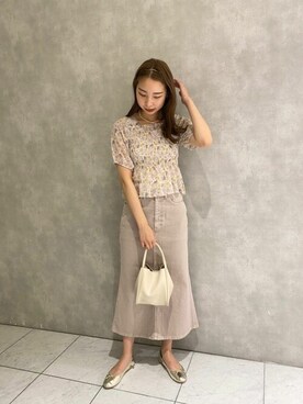 flowerさん（レディース・167cm）の春コーディネート