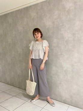 flowerさん（レディース・160cm）の春コーディネート