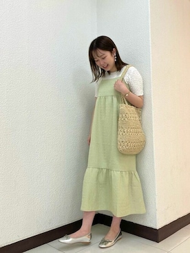 「flower」｜「アイテム（ワンピース/ドレス）」を使った、flowerさん（レディース・158cm）の春コーディネート