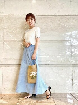 flowerさん（レディース・154cm）の夏コーディネート
