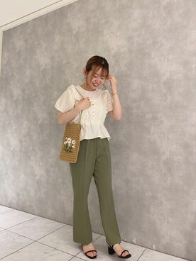 flowerさん（レディース・151cm）の夏コーディネート