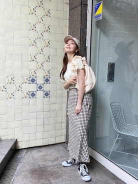 flowerさん（レディース・160cm）の夏コーディネート