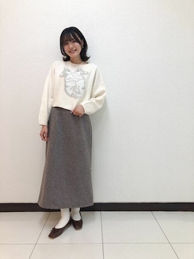 flowerさん（レディース・158cm）の冬コーディネート