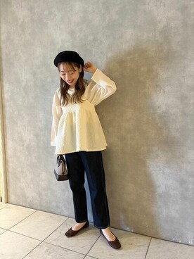 flowerさん（レディース・156cm）の冬コーディネート