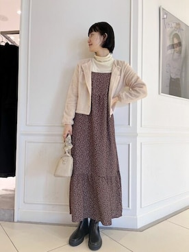 flowerさん（レディース・162cm）の冬コーディネート