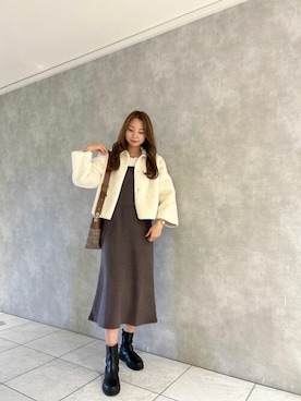 flowerさん（レディース・166cm）の冬コーディネート