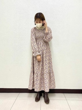 flowerさん（レディース・155cm）の冬コーディネート