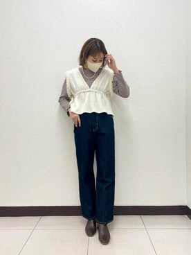 flowerさん（レディース・155cm）の冬コーディネート