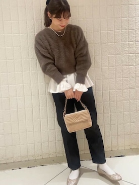 flowerさん（レディース・156cm）の冬コーディネート