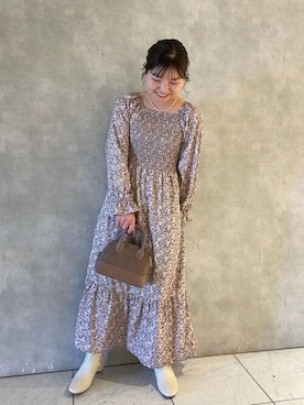 flowerさん（レディース・152cm）の冬コーディネート