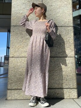 flowerさん（レディース・154cm）の冬コーディネート