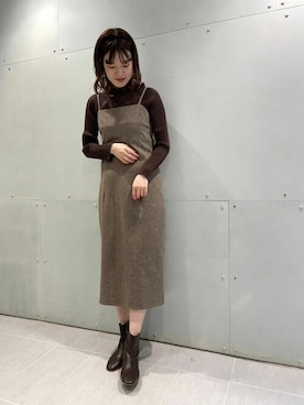 flowerさん（レディース・161cm）の冬コーディネート