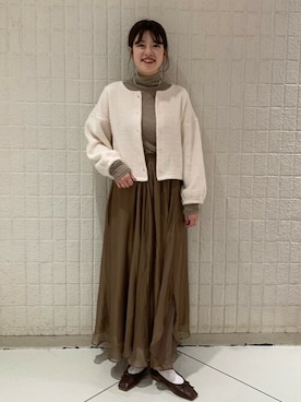 flowerさん（レディース・161cm）の冬コーディネート