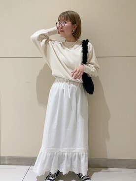 flowerさん（レディース・154cm）の春コーディネート