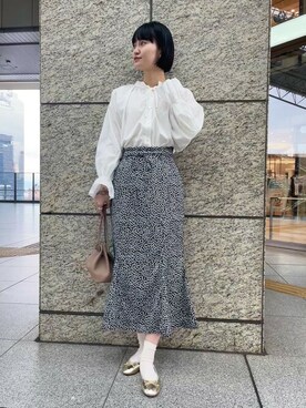 flowerさん（レディース・162cm）の春コーディネート