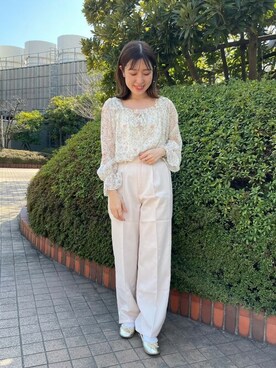 flowerさん（レディース・153cm）の春コーディネート