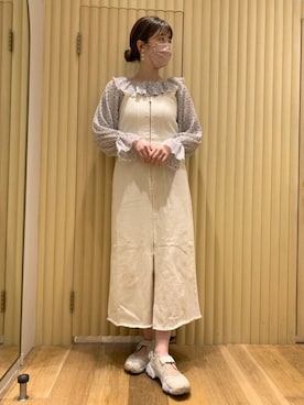 flowerさん（レディース・161cm）の春コーディネート