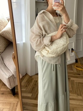 flowerさん（レディース・160cm）の春コーディネート