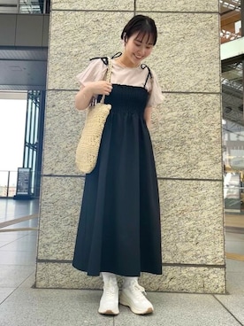 flowerさん（レディース・160cm）の春コーディネート