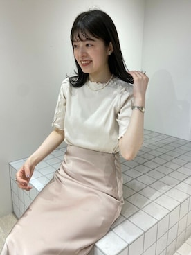 flowerさん（レディース・161cm）の春コーディネート