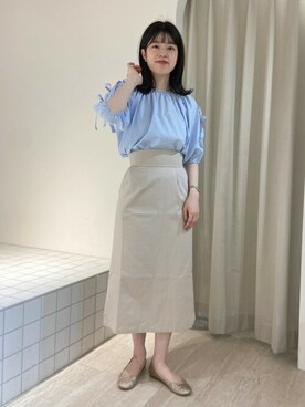 flowerさん（レディース・161cm）の春コーディネート