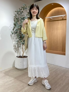 flowerさん（レディース・161cm）の春コーディネート