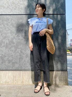 flowerさん（レディース・155cm）の夏コーディネート