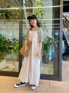 flowerさん（レディース・154cm）の夏コーディネート