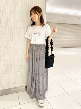 flowerさん（レディース・154cm）の夏コーディネート