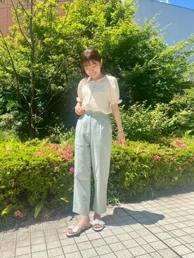 flowerさん（レディース・154cm）の夏コーディネート