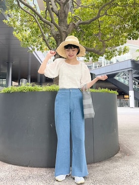 flowerさん（レディース・162cm）の夏コーディネート