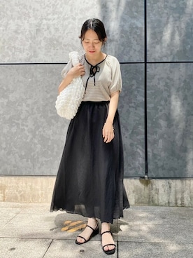 flowerさん（レディース・155cm）の夏コーディネート