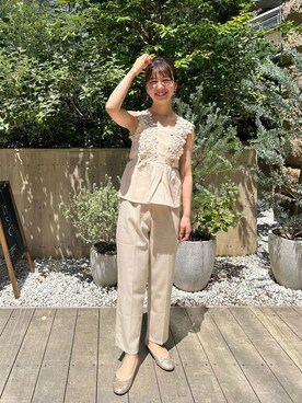 flowerさん（レディース・156cm）の夏コーディネート