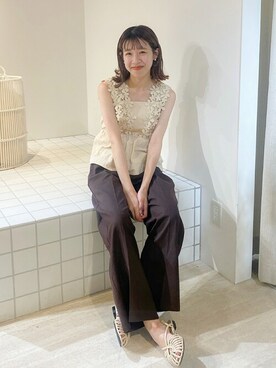 flowerさん（レディース・158cm）の夏コーディネート