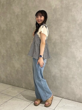 flowerさん（レディース・154cm）の夏コーディネート