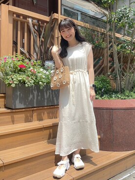 flowerさん（レディース・154cm）の夏コーディネート